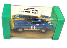 Vintage Aurora TJet 1 Tuff Ones Blue/Yellow Chevy Camaro Item 1480 Ho Slot Car