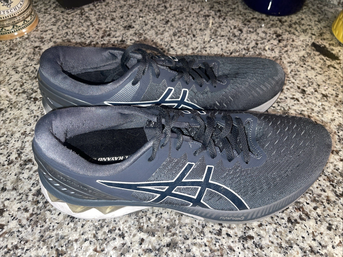 Size 11 Asics Gel Kayano 27 Black Silver for sale online