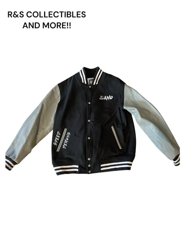 VETEMENTS GIACCA ABBIGLIAMENTO UOMO "STREETDREAM" TAGLIA LARGE CON MANICHE IN PELLE