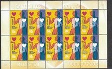 AUSTRALIA ORGAN TISSUE DONATION MNH SHEET 2008    2915