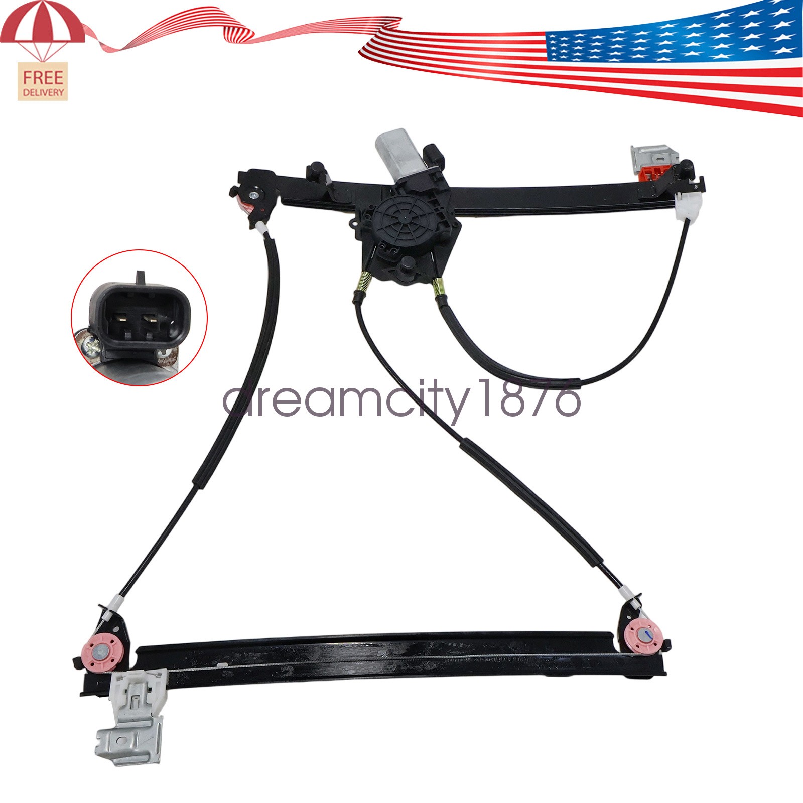 Maserati Quattroporte 2003-2013 FRONT+LEFT Window regulator P/N 66944900