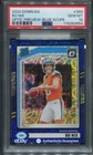 2024 Donruss Bo Nix Optic Preview Blue Scope Rated Rookie PSA 10 Broncos RC