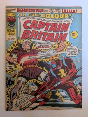 Captain Britain #12, Bronze Age Marvel UK Comics  1977.