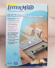 Litter-Maid Waste Receptacles LMR200 Auto Self Cleaning Litter Box 12 Count 