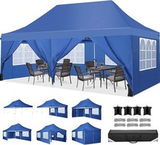 Gazebo 3x6M impermeabile pieghevole pop-up tenda per feste tenda da giardino protezione UV 50+