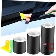 3 Rolls 67 Ft Matte Black Vinyl Wrap 2 X 32.8ft 2.8 X 16.4ft 4 X 16.4ft