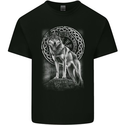 Nordic Wolf Viking Kinder T-shirt Kinder