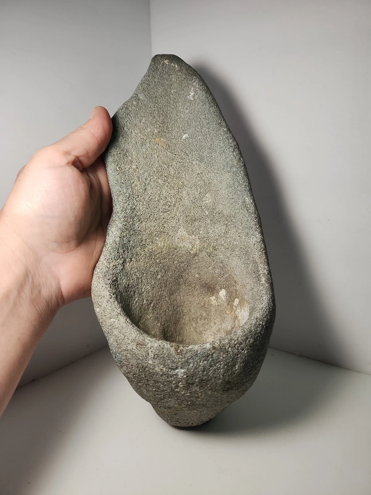 Native American Antique Granite Elongated Mortar Primitive Apothecary Grinder
Opens in a new window