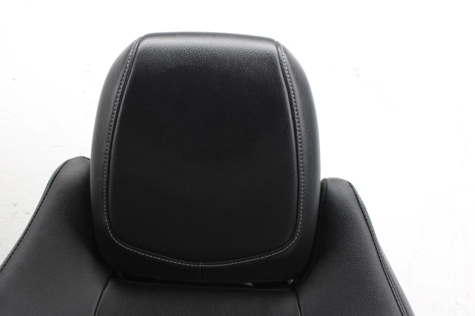 Nissan 370z 2010-2020 convertible juego de asientos de cuero negro OEM MW98 Foto 2 de 4