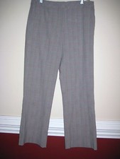 JH COLLECTIBLES Nice  Women's Gray Plaid Stretch Dress Pants Sz 10