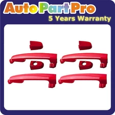 For Scion tC xA xB xD 3P0 Absolutely Red 05-10 Outside Door Handle Set of 4PCS