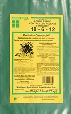 (On Backorder) Controlled Release Fertilizer 18-6-12 contains Osmocote -5 Lb.