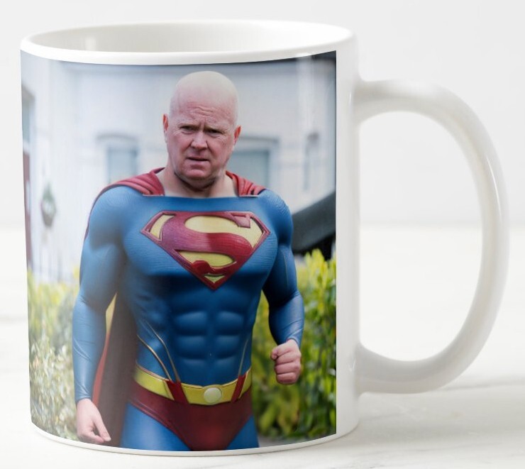 Phil Mitchell Superman Divertida taza de café taza de té regalo de Navidad