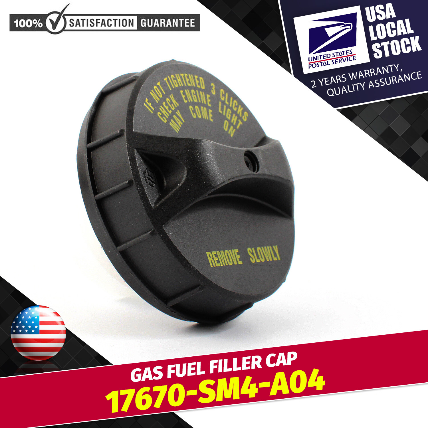 Upgrade Your 1992-2000 Honda Civic with Premium Fuel Filler Gas Cap 17670-SM4-A04 USA Fit