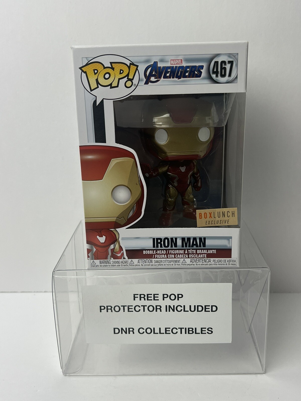 Funko Pop! Marvel Avengers #467 Iron Man Box Lunch Exclusive