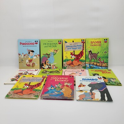 Disney's Wonderful World of Reading Book Club Edition Lot of 10