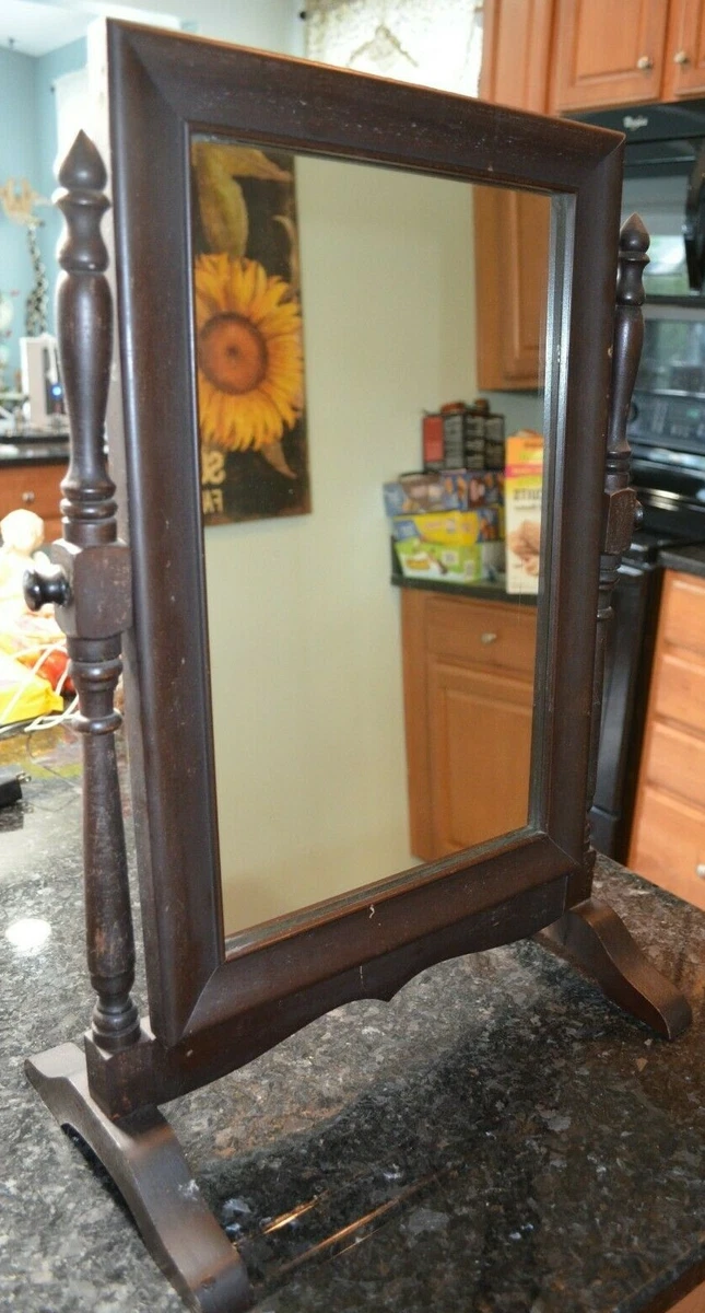 Antique mahogany dresser with outlet tilt mirror