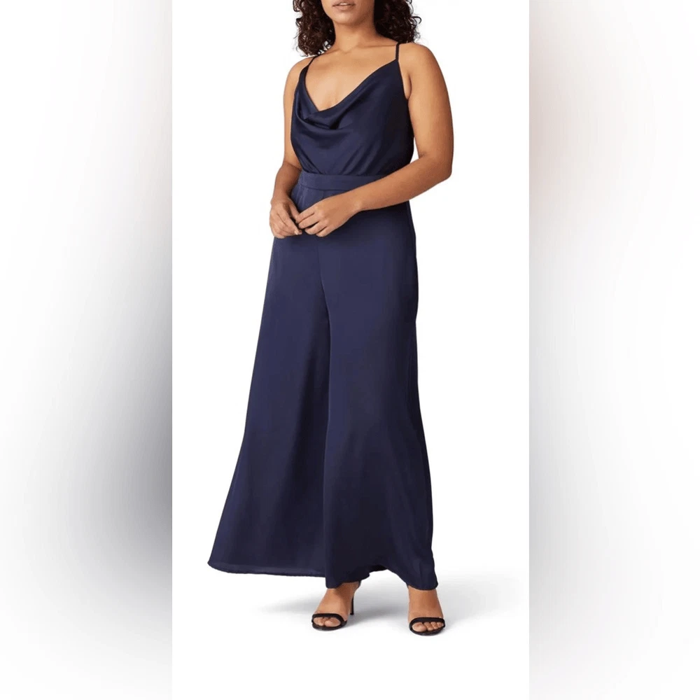 Navy jumpsuit store size 18