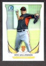 MAC WILLIAMSON  GIANTS RC  2014 BOWMAN CHROME TOP PROSPECTS #CTP-82  REFRACTOR