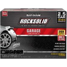 Rust-Oleum 318697 RockSolid 2.5 Car Garage Floor Coating Kit - Black