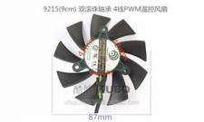 For   N460GTX N560 570 580 GTX HD6870 graphics card fan 12V 0.55A 4-pin 2   #F21