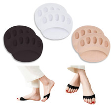 SooGree - Metatarsal Pads Invisible Socks for Women - 3 Pair Each Pack- 2 packs