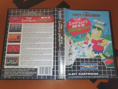 ## Simpsons: Bart vs. Space Mutants - SEGA Mega Drive / MD Spiel - komplett CIB
