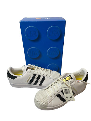 Adidas Originals Superstar x LEGO Base Plates 2021 Retro Sneakers Shoes NIB 9