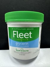Fleet Adult Laxative Glycerin Suppositories with Aloe-Exp.12/2025 Relief/minutes