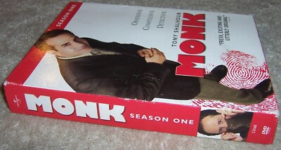 Monk: Season One DVD Set Tony Shalhoub 25192304828| eBay