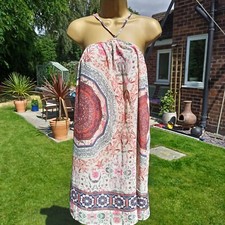 Gorgeous Mango Size M bohemian Hippie Summer Dress Beach Cover Up 