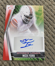 NICK FORD 2022 SAGE ROOKIE UTAH UTES AUTOGRAPH AUTO JAX JAGUARS CARD RC RED PAR