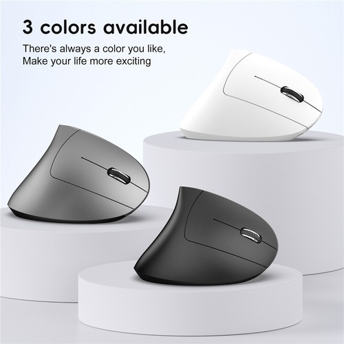 Vertical Mouse Ergonomic Rechargeable 2.4G+ BT Wireless Mice Silent Office Mouse - Picture 6 of 27
