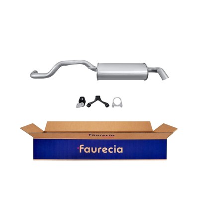 HELLA Endschalldämpfer Auspuff Endtopf Easy2Fit   PARTNERED with Faurecia Hinten