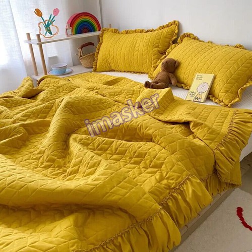 Quilted Summer Quilt Blanket Lightweight Cooling Air-conditioning Comforter - Picture 11 of 31