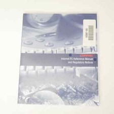 Compaq Internet PC Reference Manual and Regulatory Notices with Comfort Guide