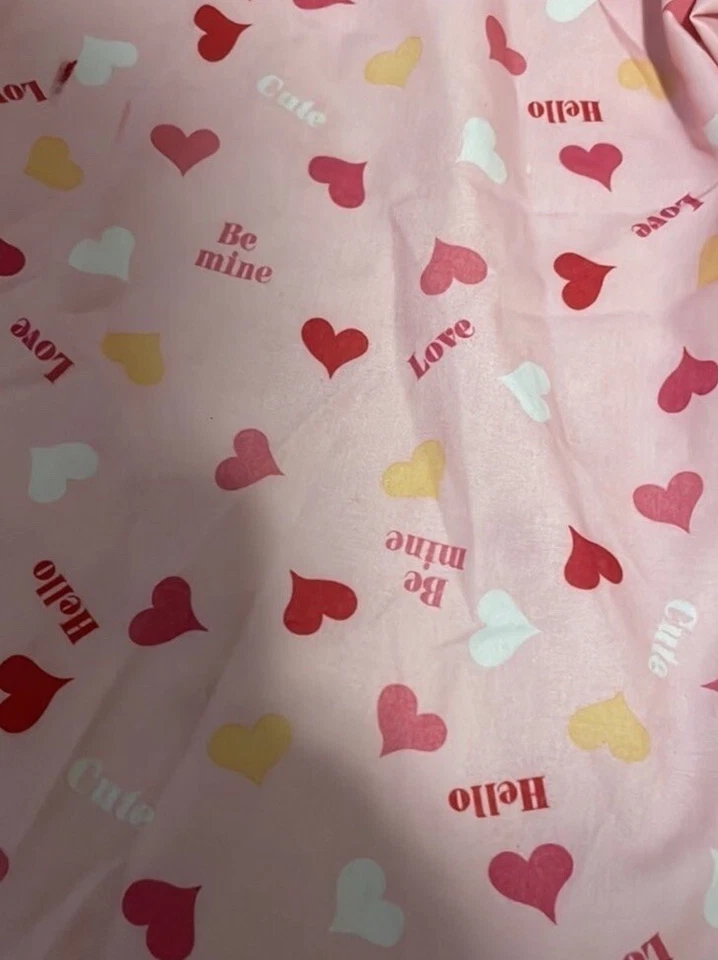 Pantalones de Pijama Niña’s Lands End Talla Grande (14) Día de San Valentín Rosa y Rojo Corazón Foto 3 de 3