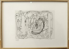 Hermann Nitsch "aus der Serie FRÜHE ARCHITEKTUR-ZEICHNUNGEN" III