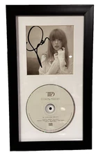 Taylor Swift - The Tortured Poets Department SIGNED CD FRAMED TTPD (FAST SHIP!)