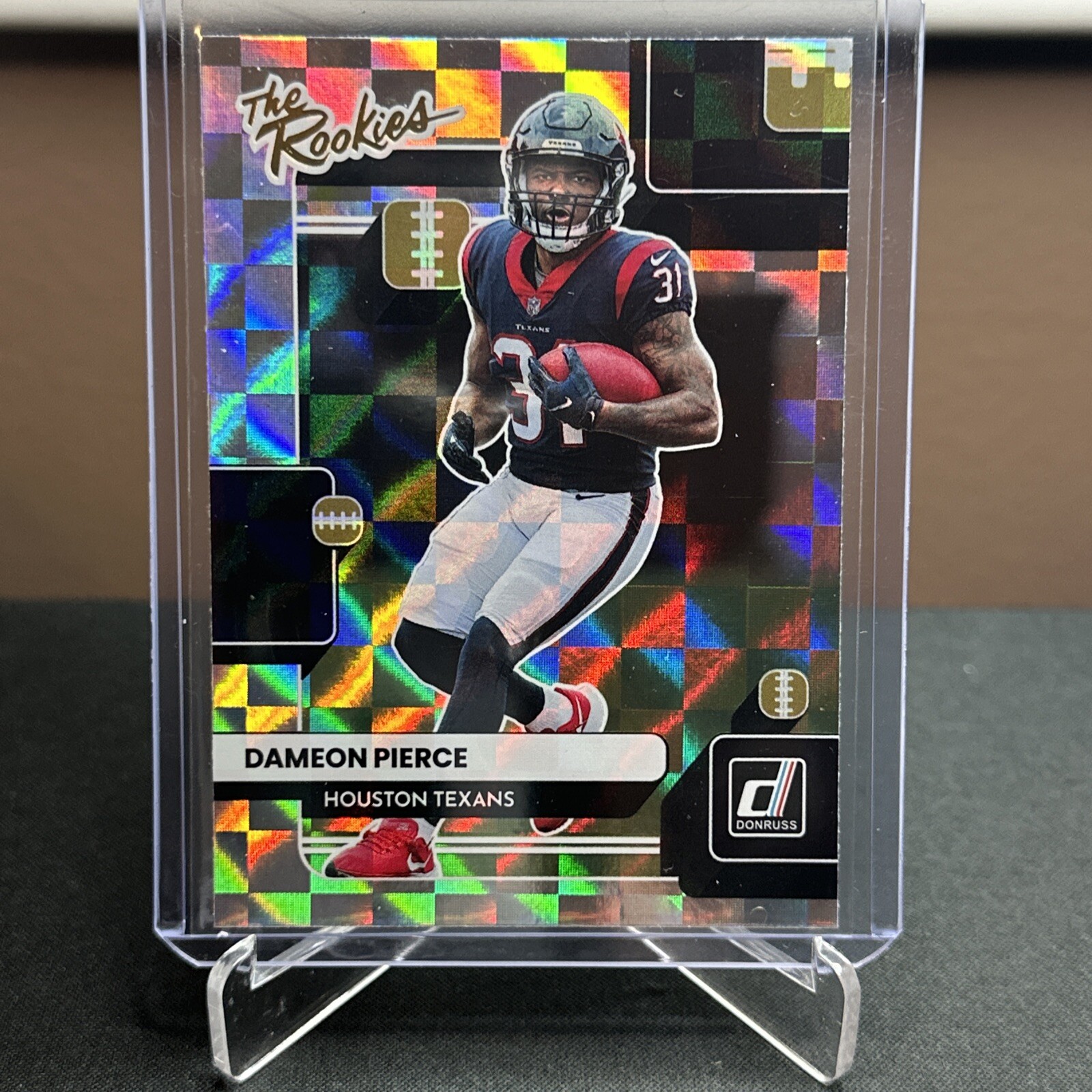 2022 Donruss Football: Dameon Pierce The Rookies Card No. TR-38