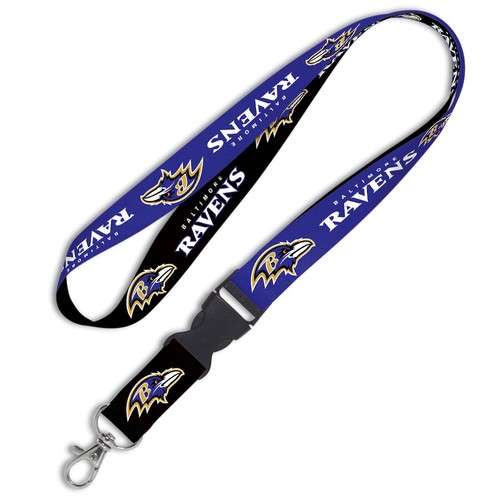 All NFL TEAMS Double-Sided Lanyard Keychain Detachable Clip Vibrant Colors - Picture 5 of 33