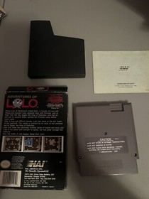 Adventures of Lolo (Nintendo Entertainment System, 1989) NES completo CIB in scatola