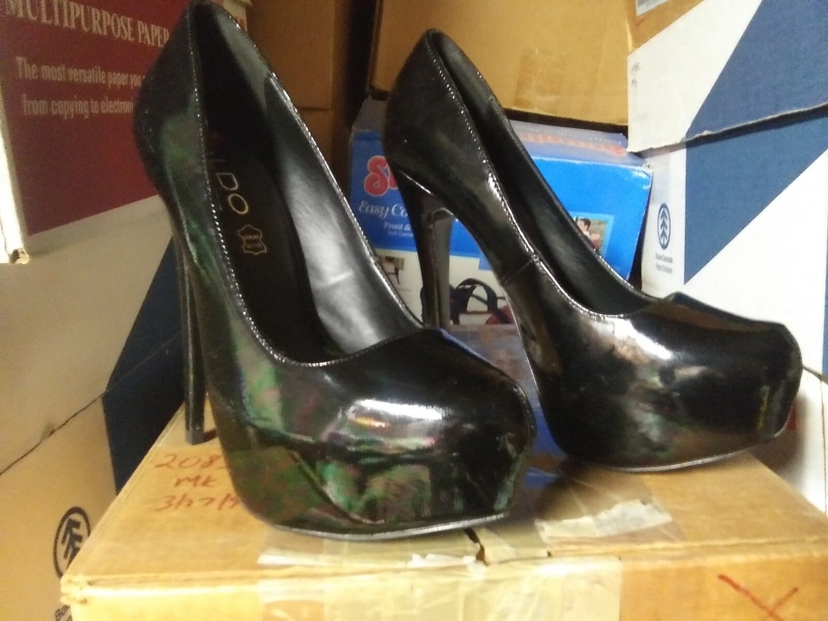Aldo Caviel - 47 Black Platform Stiletto Heels size 6.5 New  display picture 1
