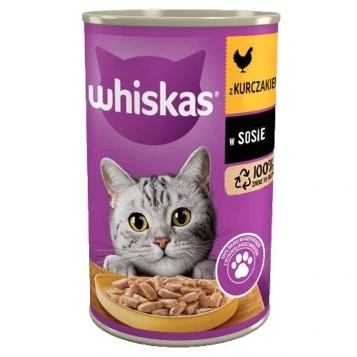 5900951020889 WHISKAS Chicken in sauce wet cat food 400g