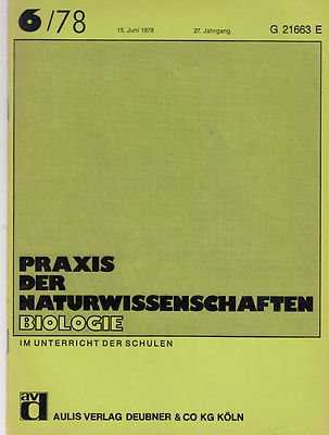 Praxis der Naturwissenschaften, Biologie, 6/78