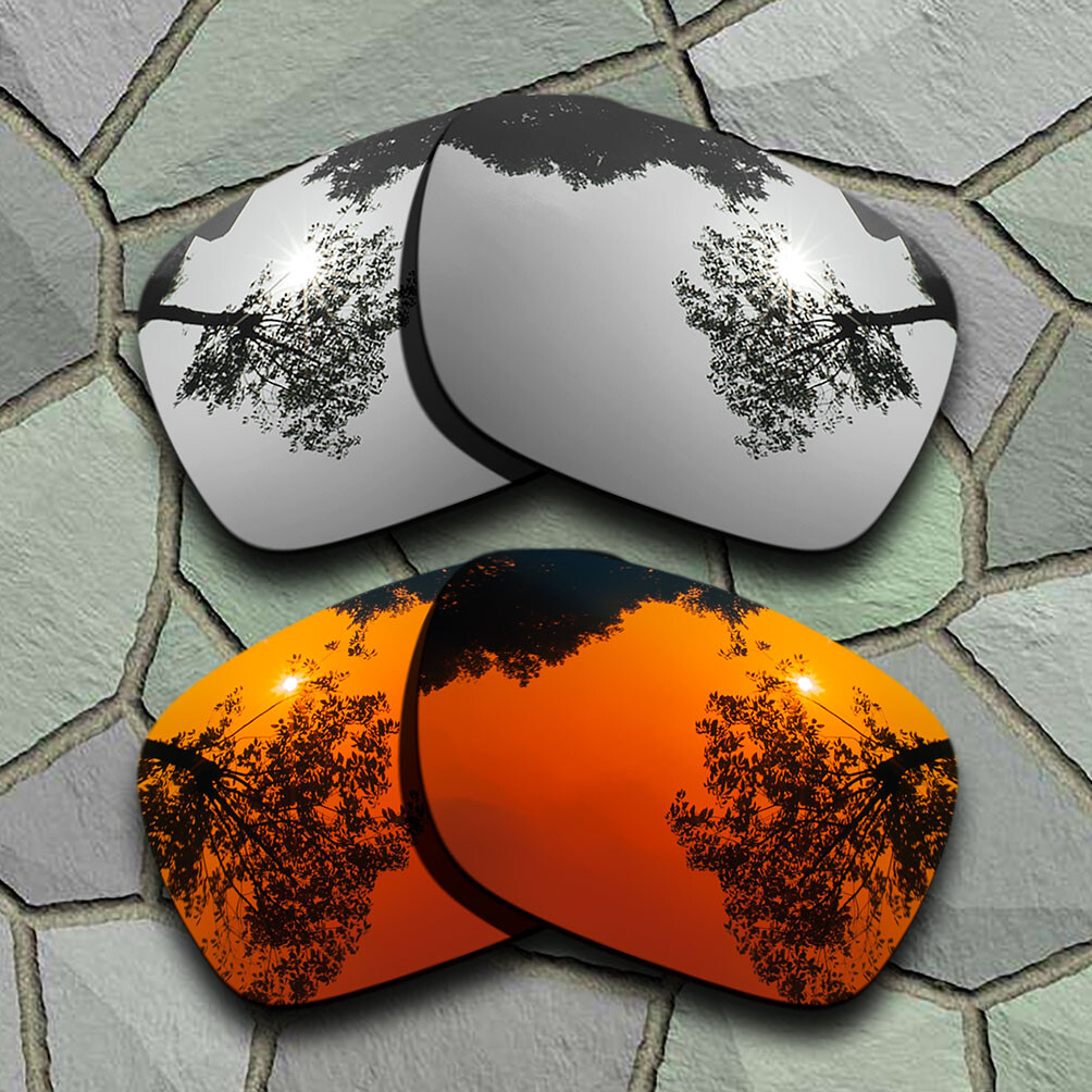 Chrome Titanium&Red Orange Polarized Lenses Replacement