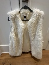 White Fur Vest by Universal Thread