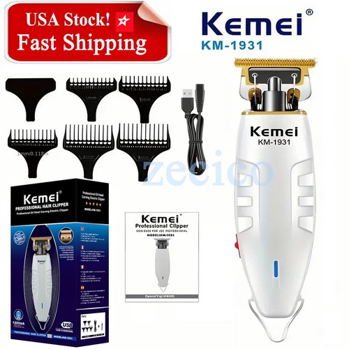 Kemei Hair Clippers Cordless Trimmer Electric Shaver Cutting Beard Barber 1931 - 第 1/9 張圖片