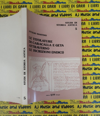 Book*Buch DIE TITEL VON CARACALLA UND GETA DURCH DIE INSCHRIFTEN 5 (L45)*