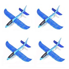Fits For 4 Airplane Toys, 19" Large Throwing Gilded Foam Plane, Best Flying Toys